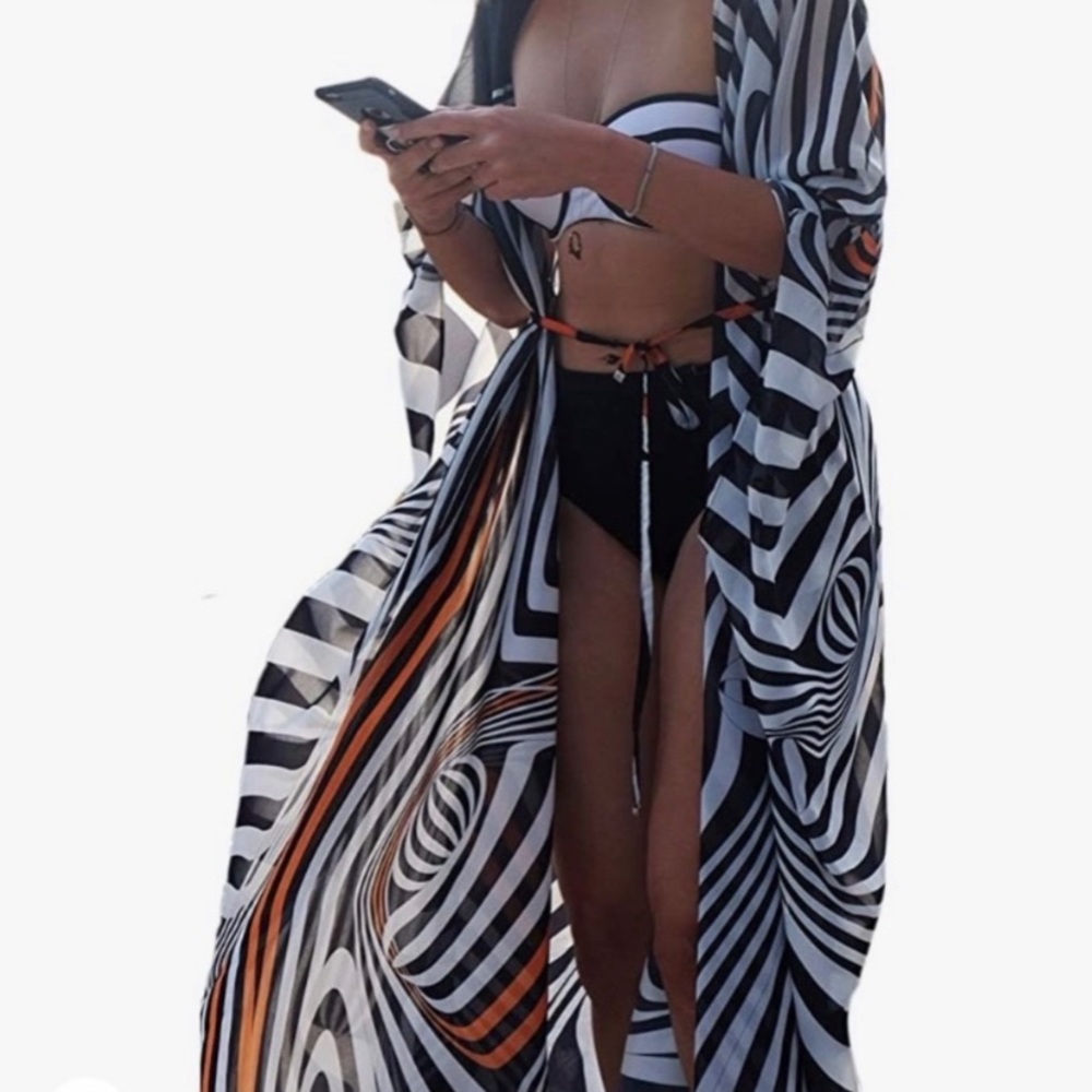 Kimono Cardigan Swimsuit Coverup